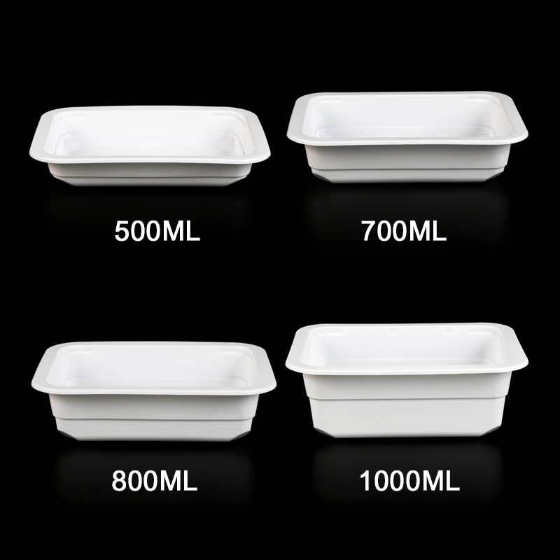 1000ml Microwavable Disposable Plastic Meal Prep Food Catering Packaging Tray Manufacturer