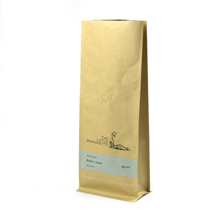 Kraftpapier-Aluminiumfolien-Beutel mit der Siegelseite des Ventils 8