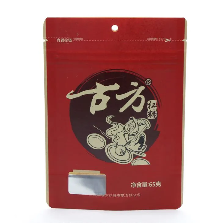 Aluminiumfolie stehen Kraftverpackungsbeutel mit Reißverschluss