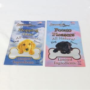 Haustier-Lebensmittelverpackungs-Tasche mit Reißverschluss-Hundefutter-Taschen