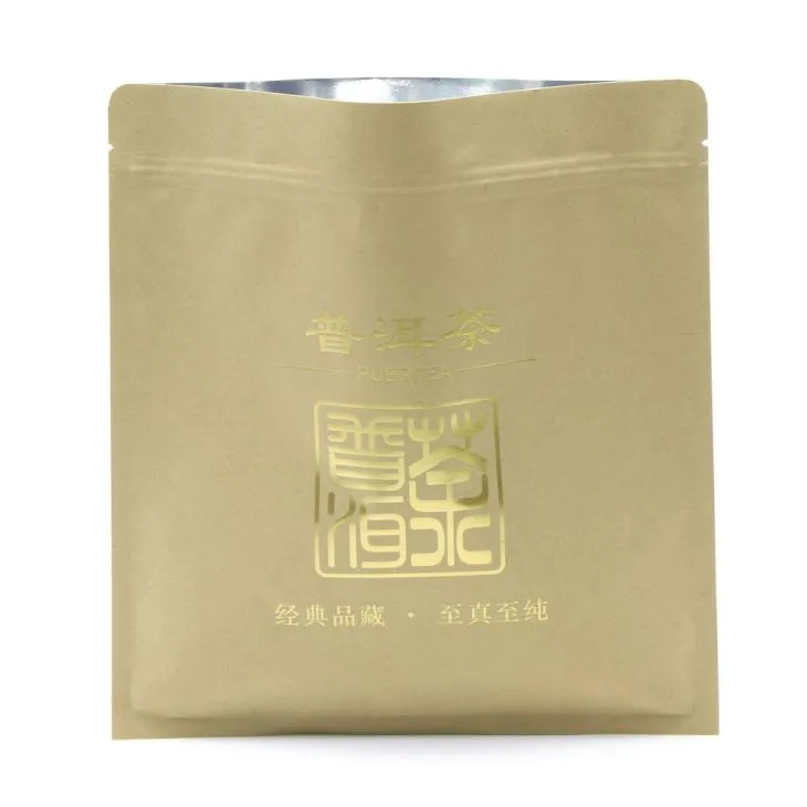 Kraftpapier Drei Seiten Siegelfolie Teebeutel