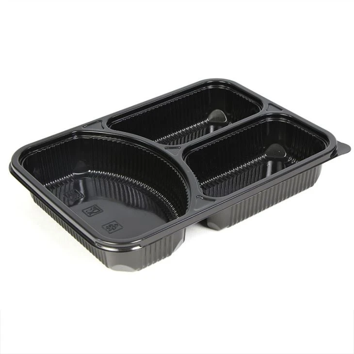 Microwave Safe Disposable 3 Compartment Lunch Box