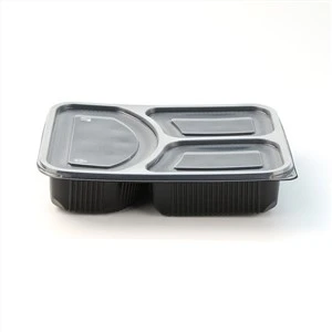 Bento Box Takeout Behälter, Tabletts Kunststoff mit Deckel Lebensmittel, Kunststoff Tray Transparent