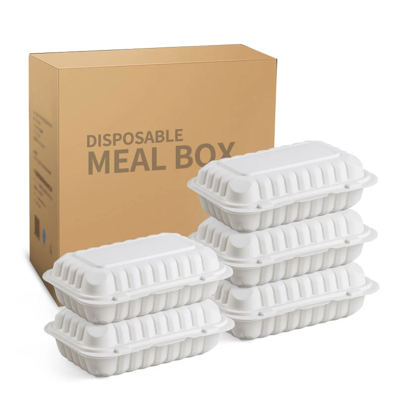 Biologisch abbaubare Lebensmittelverpackungen Öko-Behälter Heiße Lebensmittel...