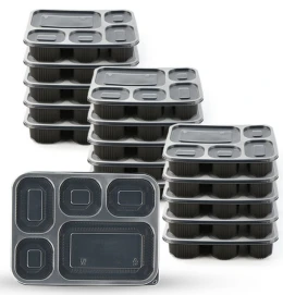 5-Fach auslaufsichere To-Go-Box