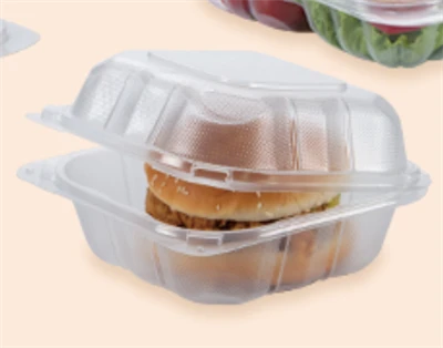 Transparenter To-Go-Behälter