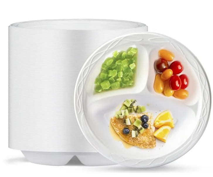 Schwarz-weißer MFPP-Rundteller