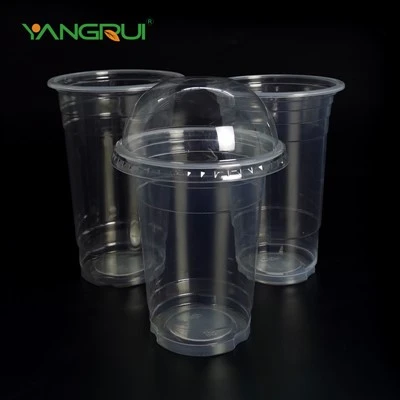Personalisierte transparente Becher